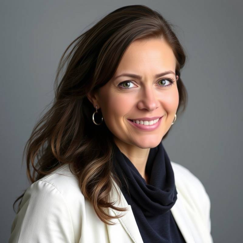Portræt af Maria Jensen, hovedinstruktør på Lydkunst Akademiet