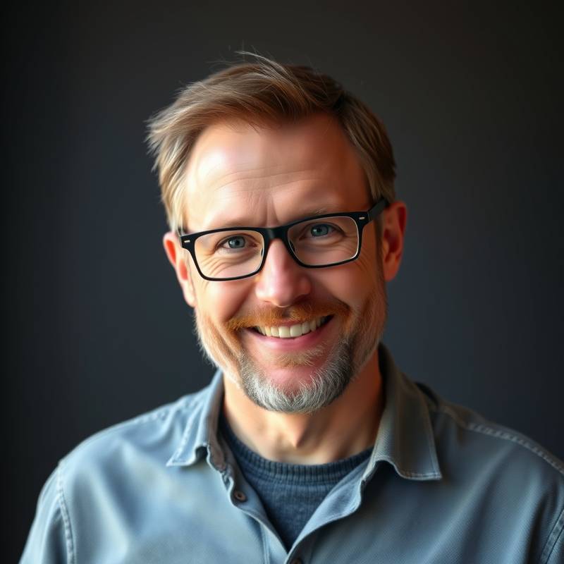 Portræt af Thomas Ehlers, grundlægger af Lydkunst Akademiet